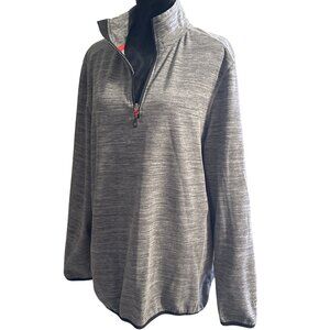 Avalanche Outdoor Supply Co. Gray Quarter-Zip Pullover Sweatshirt For Men Size L